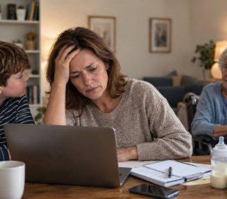 La generación sándwich: cuidar a los hijos y a los padres mayores a la vez